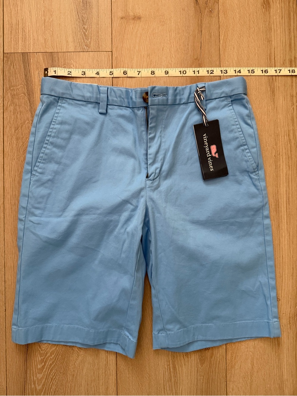 Vineyard Vines Boy’s SZ 16 Blue Cotton Chino Shorts NWT